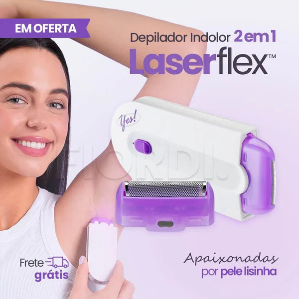 Depilador Indolor 2 em 1 - LaserFlex™